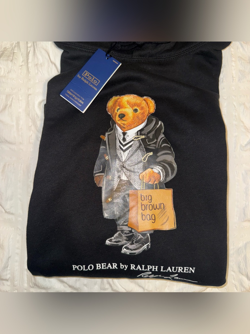 Polo Ralph Lauren x Bloomingdale's Bear Big Brown Bag Limited 150th Anniversary